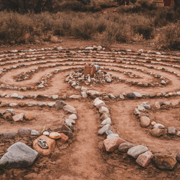 La marche méditative du labyrinthe